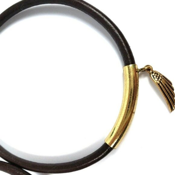 Barse Bangle Charm Bracelet Lot of 3 Cross Wing - Picture 2 of 9